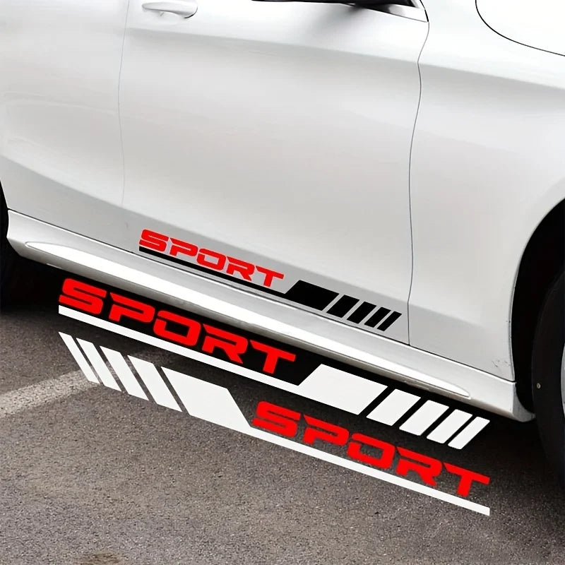 Car Side Skirt SPORT Graphic Decals  - 3 - cs | ONEFY.SHOP