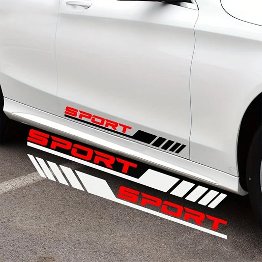 Car Side Skirt SPORT Graphic Decals  - 3 - cs | ONEFY.SHOP
