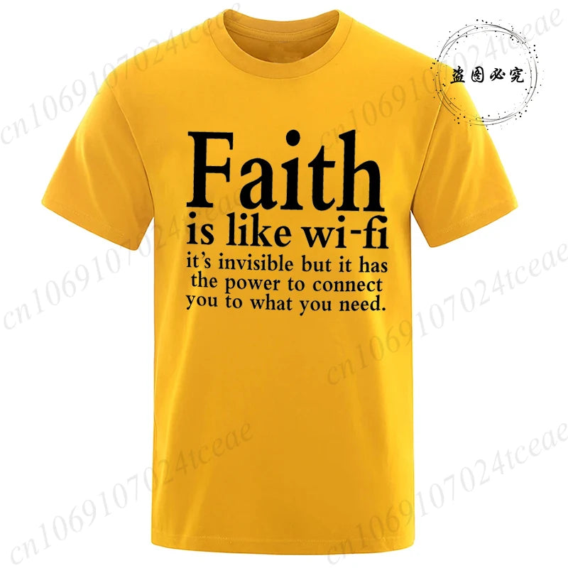 Faith Is Like WiFi Shirt - 8 - an | ONEFY.SHOP