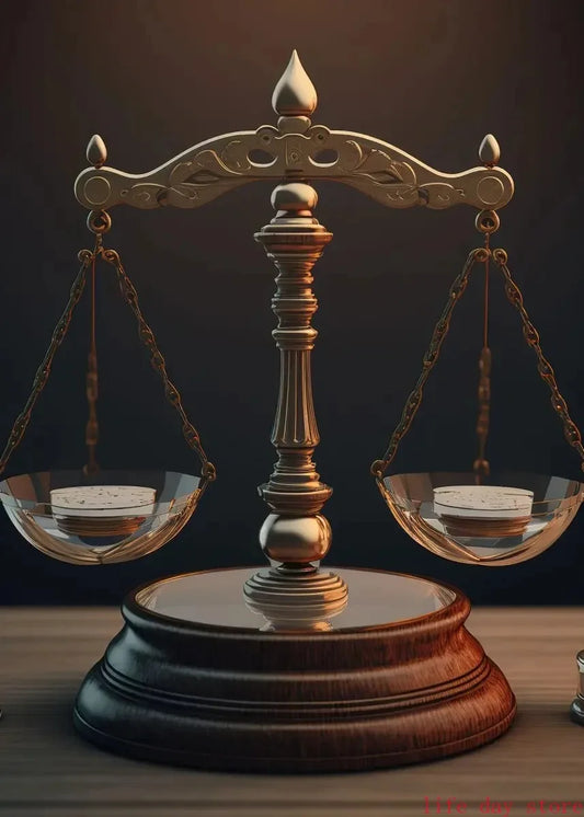 Scales of Justice Goddess Art Poster - 2 - aw | ONEFY.SHOP