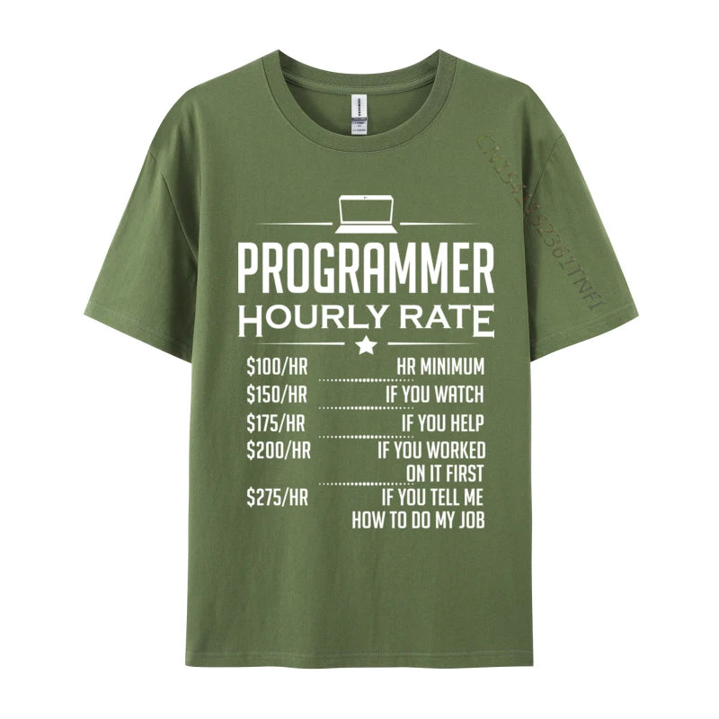 Programmer Hourly Rate T-Shirt - 2 - ps  | ONEFY.SHOP