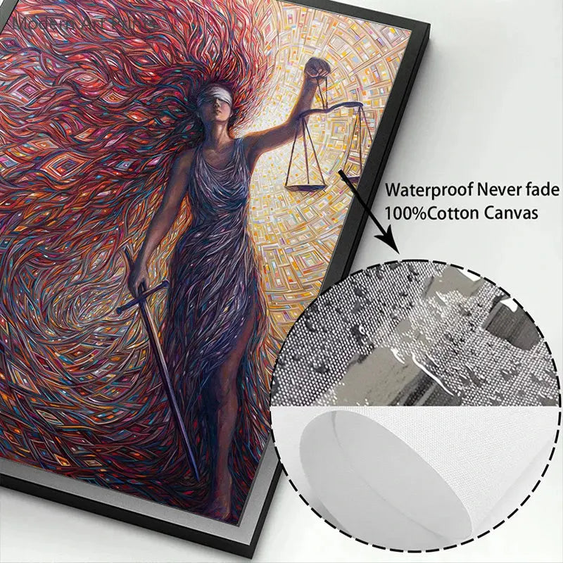 Goddess of Justice Lawyer Posters - 2 - aw  | ONEFY.SHOP