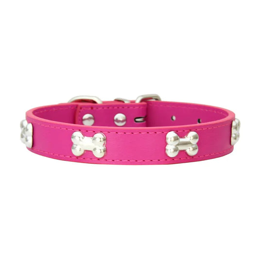 Fashion Leather Pet Collars - 5 - pn | ONEFY.SHOP