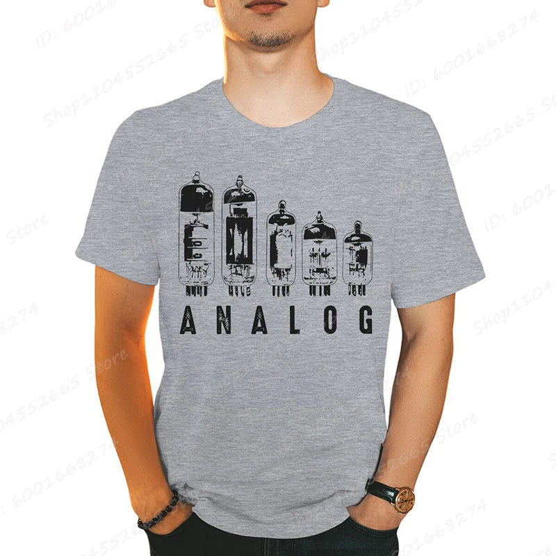 Analog Vacuum Tube Graphic T-Shirt - 2 - ps | ONEFY.SHOP