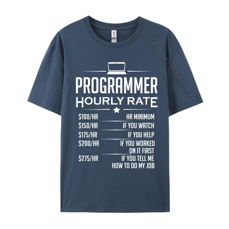 Programmer Hourly Rate T-Shirt - 2 - ps  | ONEFY.SHOP