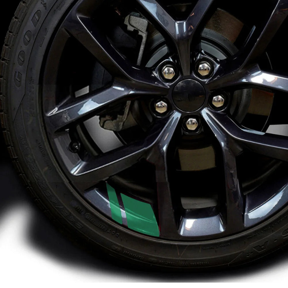 6Pcs Car Sticker Reflective Wheel - 6 - cs | ONEFY.SHOP