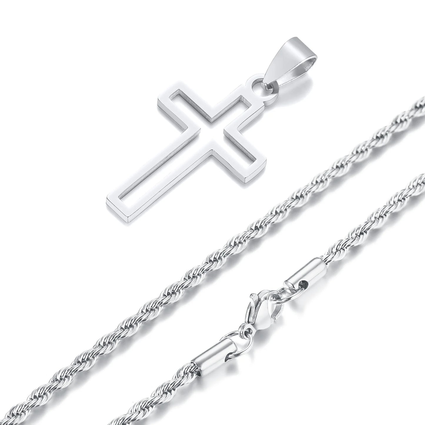 Casual Cross Necklace for Men - 8 - js | ONEFY.SHOP