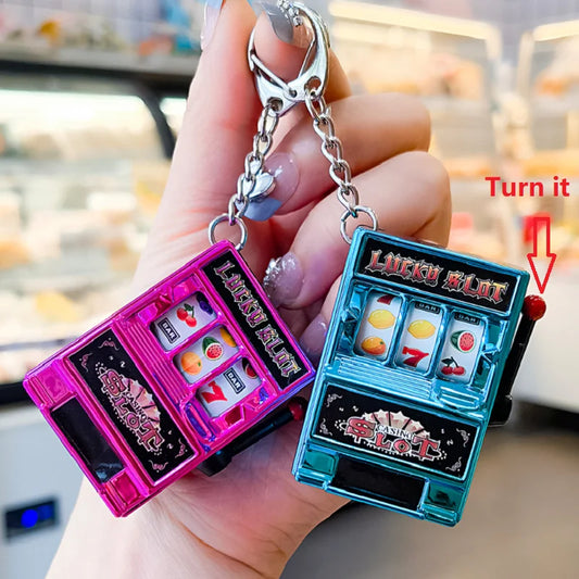 Mini Slot Machine Gaming Keychain - 2 - ps | ONEFY.SHOP