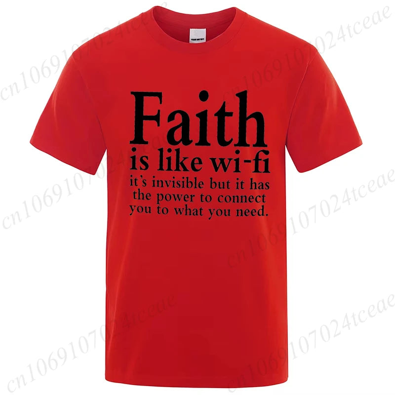 Faith Is Like WiFi Shirt - 8 - an | ONEFY.SHOP