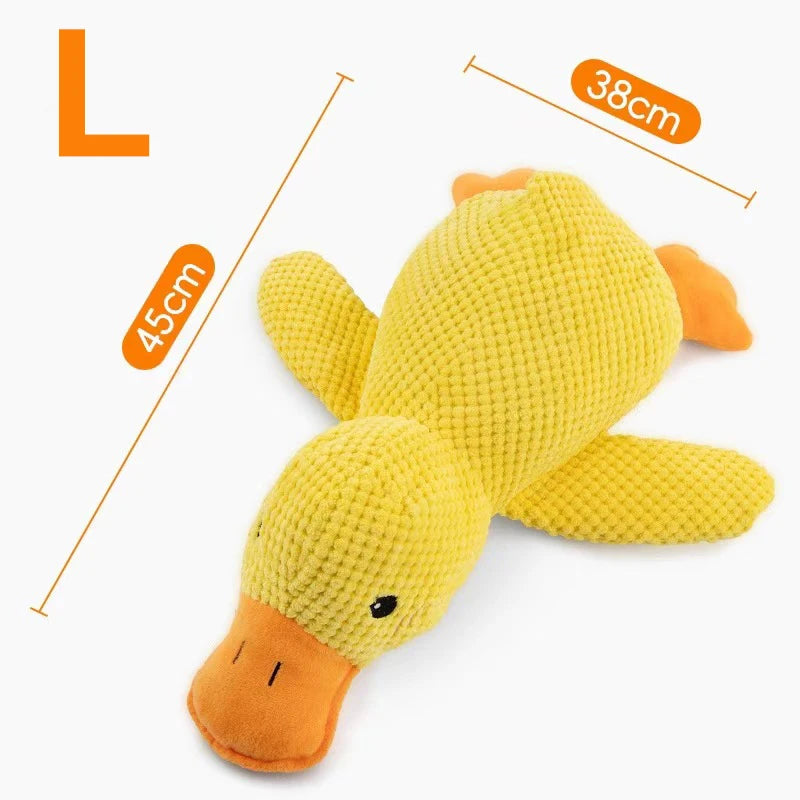 Yellow Duck Dog Toy Plush - 5 - ps | ONEFY.SHOP