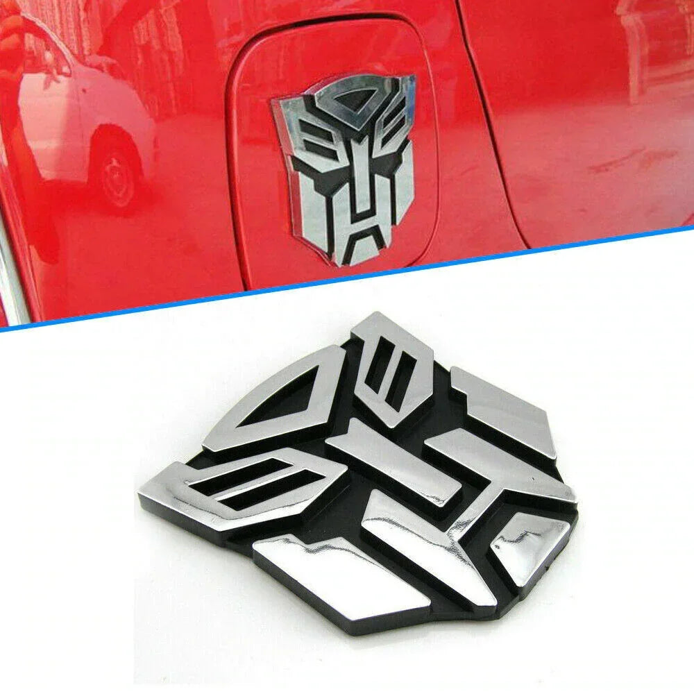 3D Chrome Autobot Emblem Car Decal - 3 - cs | ONEFY.SHOP