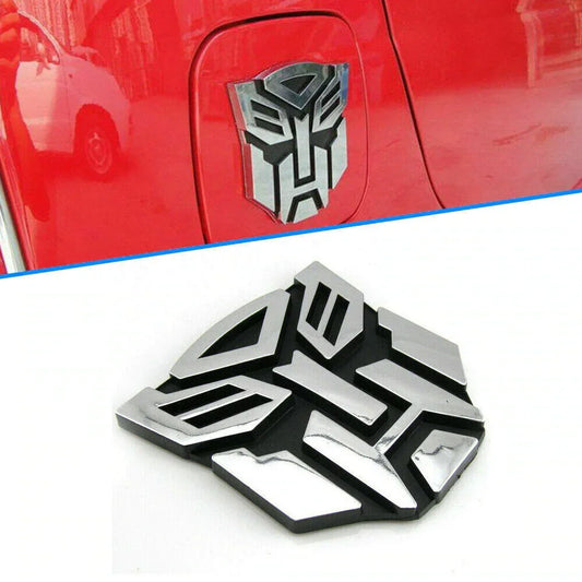 3D Chrome Autobot Emblem Car Decal - 3 - cs | ONEFY.SHOP