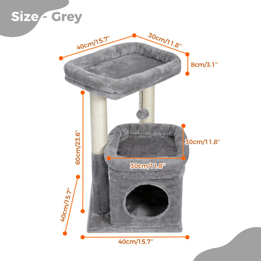 Double Floor Cat Tower - 5 - ps | ONEFY.SHOP