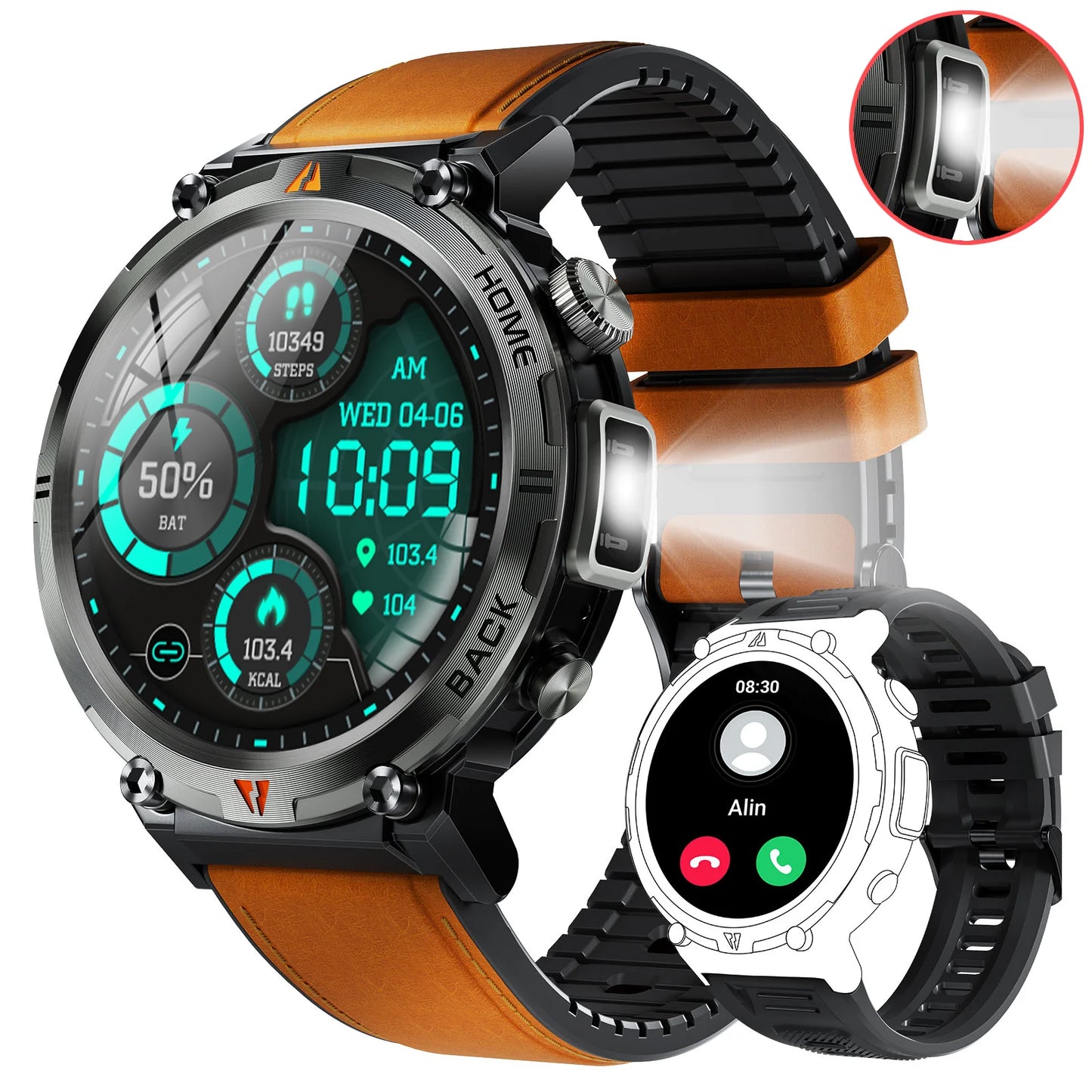 Military-Grade Outdoor Smartwatch - 4 - ss | ONEFY.SHOP