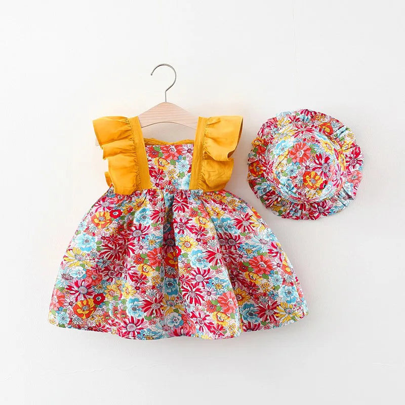 Dress Small Floral Hollow Bow - 9 - kn | ONEFY.SHOP