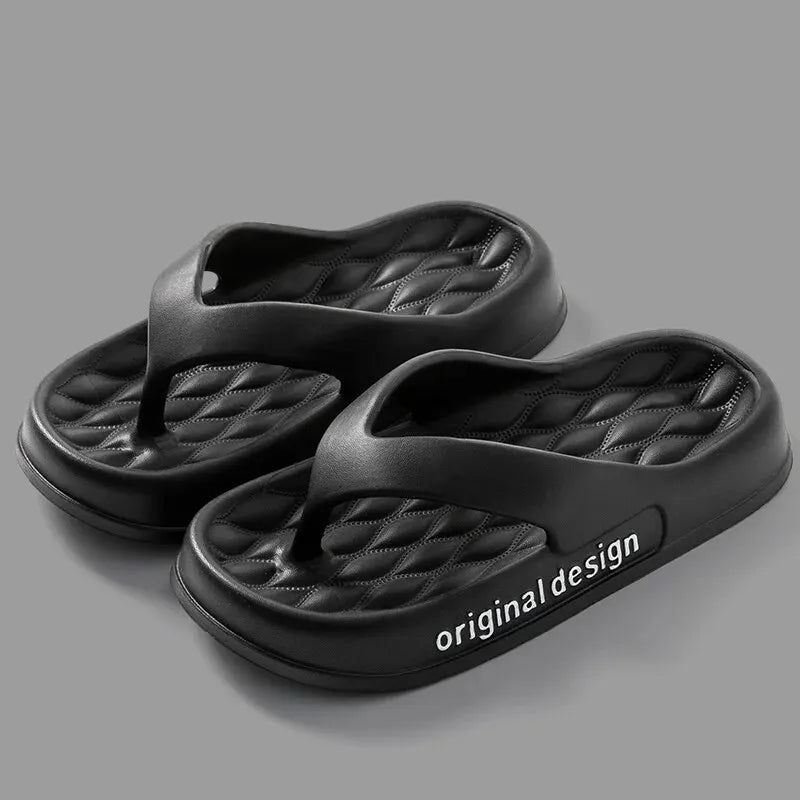 Minimalist Concave Thick Sole Slide Sandal - 2 - gn  | ONEFY.SHOP