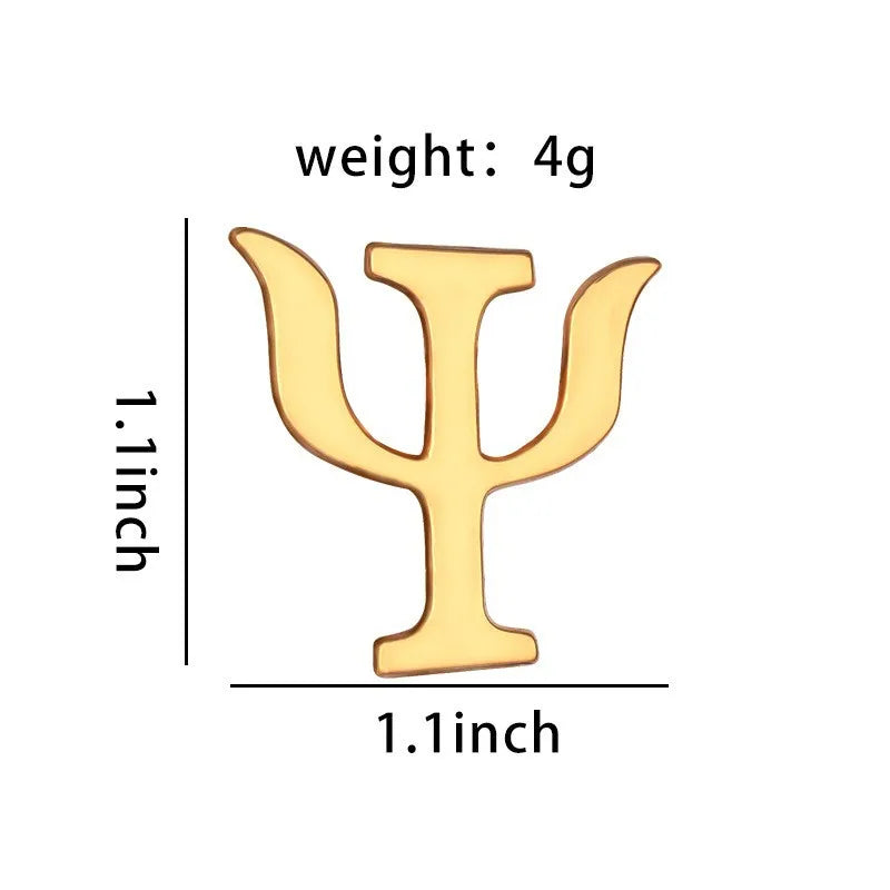 Psychology Symbol Metal Pins - 2 - ds | ONEFY.SHOP