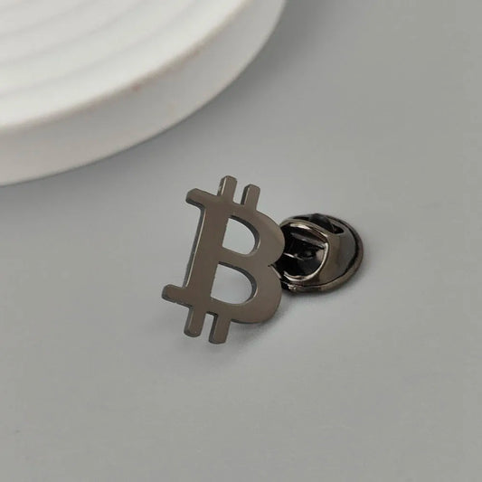 Minimalist Cryptocurrency Symbol Lapel Pin - 2 - gn | ONEFY.SHOP