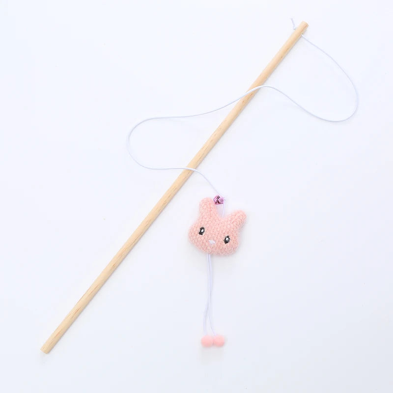 Cat Toy Wooden Pole with Bell - 9 - ps | ONEFY.SHOP