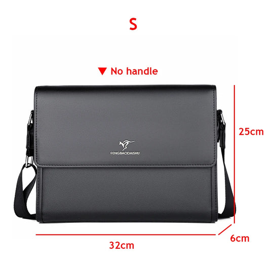 Work Business Leather Briefcase - 2 - aw | ONEFY.SHOP