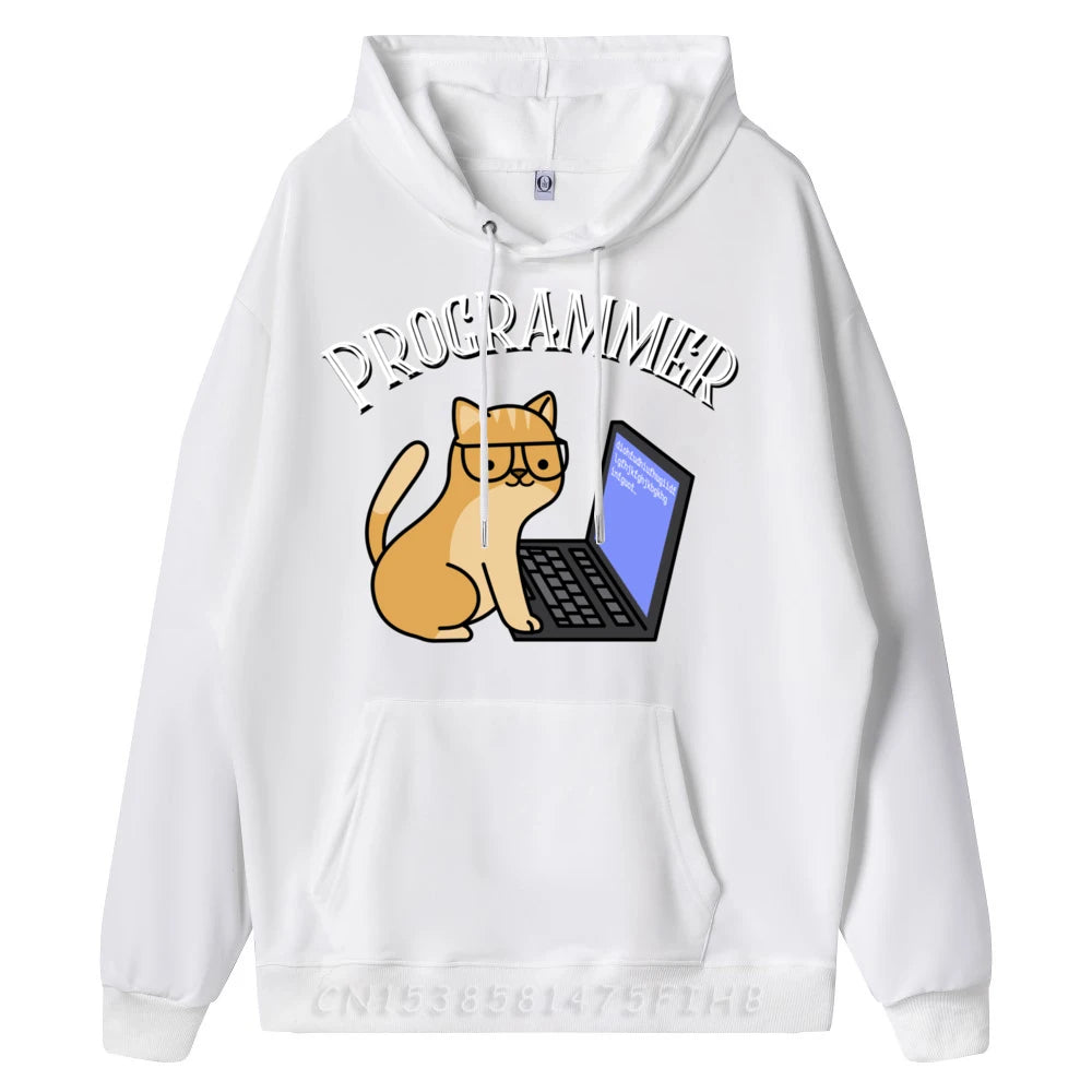 Programmer Cat Coding Enthusiast Hoodie - 2 - ps | ONEFY.SHOP