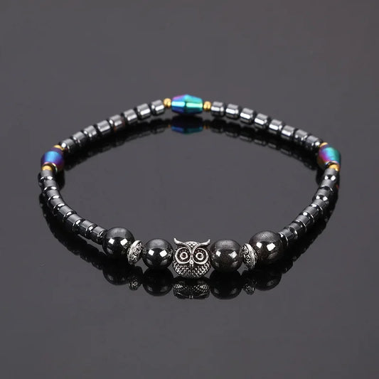 Magnetic Therapy Hematite Wellness Bracelet - 4 - fs | ONEFY.SHOP