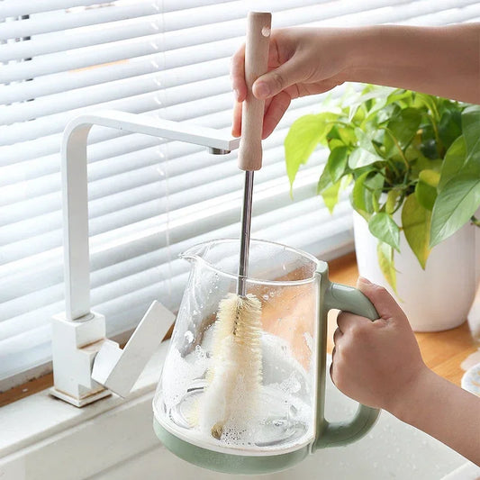 Long Wooden Handle Bottle Brush - 6 - km | ONEFY.SHOP