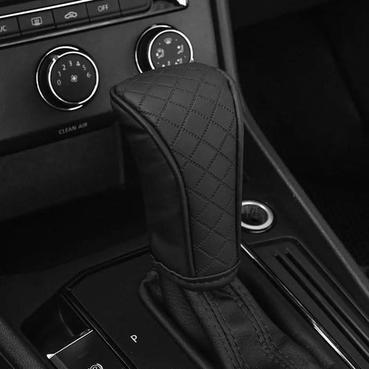 Universal Leather Car Gear Shift Knob Cover - 3 - cs | ONEFY.SHOP