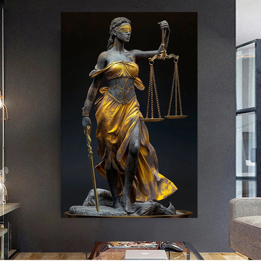 Dramatic Lady Justice Canvas Wall Art - 6 - he | ONEFY.SHOP