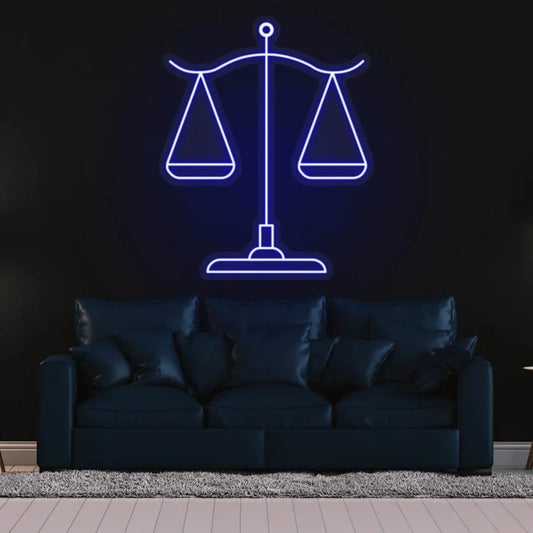 Scales of Justice Neon Lights - 2 - aw | ONEFY.SHOP