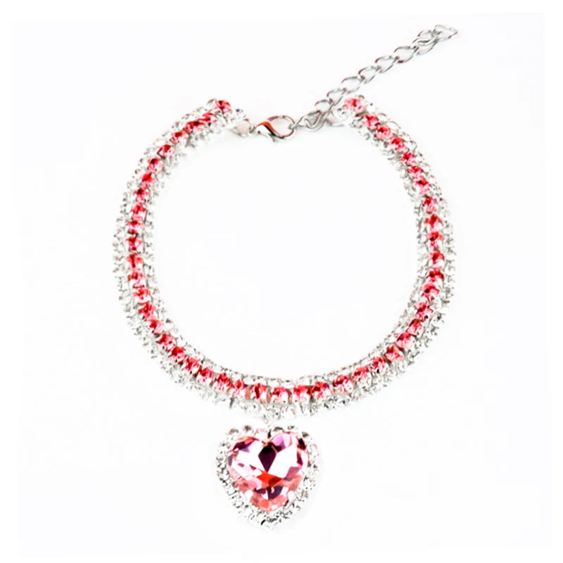 Cat Necklace Rhinestone - 5 - pn | ONEFY.SHOP
