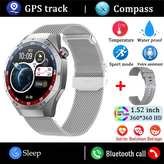 Round Smart Watch - 4 - ss | ONEFY.SHOP