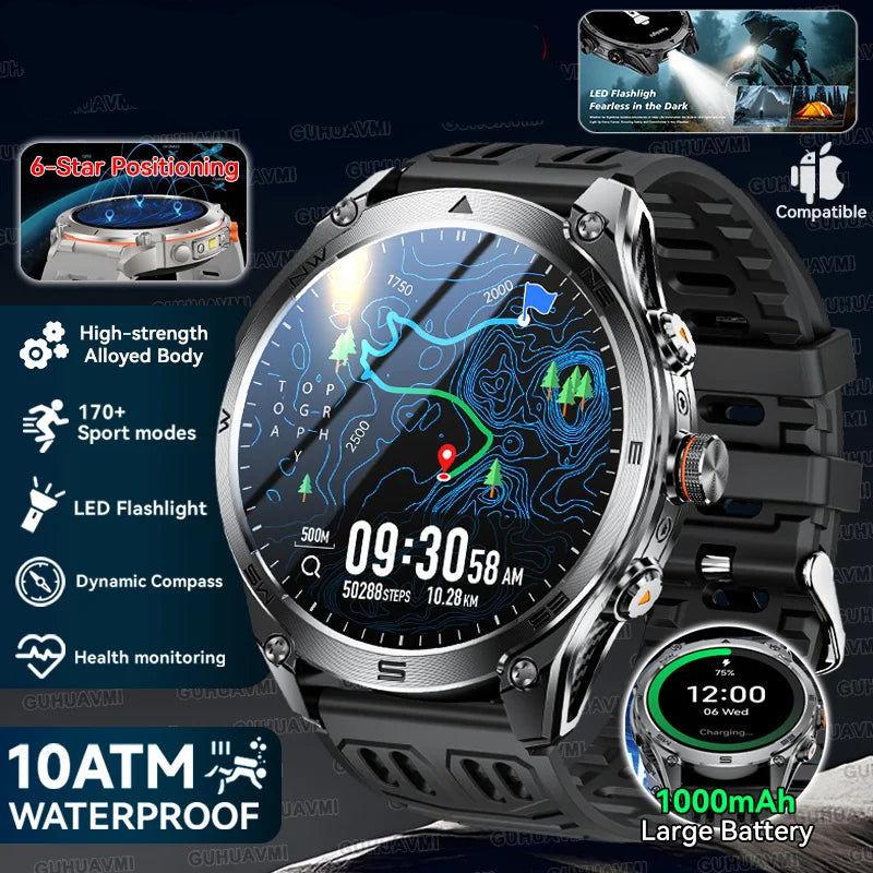 Rugged Outdoor Smartwatch - 4 - ss | ONEFY.SHOP