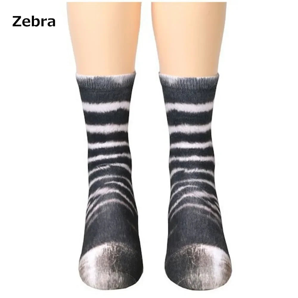 Realistic 3D Animal Paw Print Socks - 7 -  fs | ONEFY.SHOP
