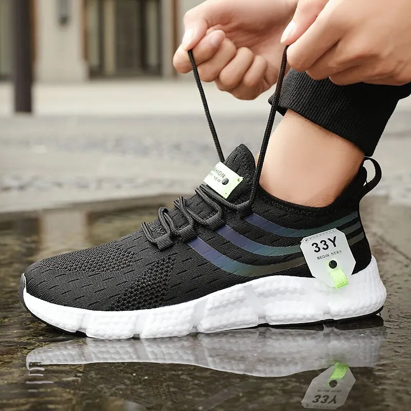 Dynamic Mesh Performance Sneaker - 2 - gn | ONEFY.SHOP