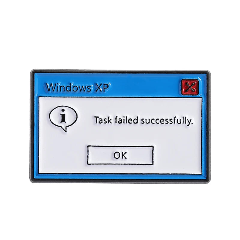 Broche émaillée « Erreur Windows XP » - 2 - ps | ONEFY.SHOP