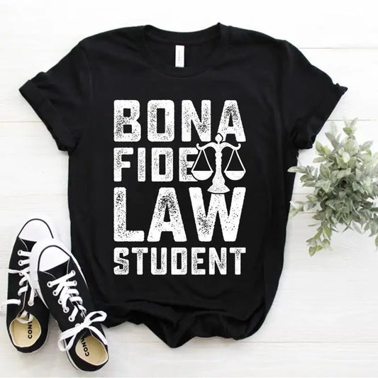 Bona Fide Law Student T-Shirt - 2 - aw | ONEFY.SHOP