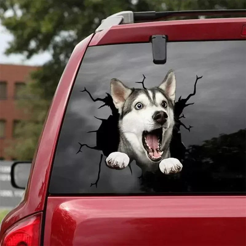 Funny Dog Sticker for Car - 3 - cs | ONEFY.SHOP