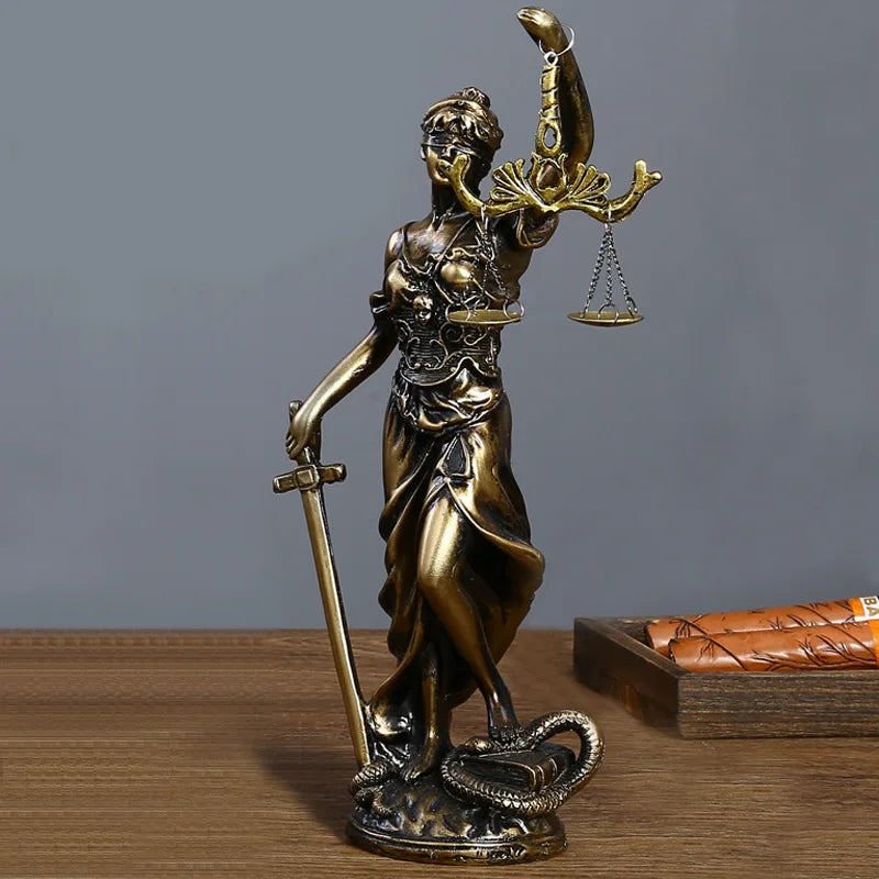 Lady Justice Statue Figurine - 2 - aw | ONEFY.SHOP