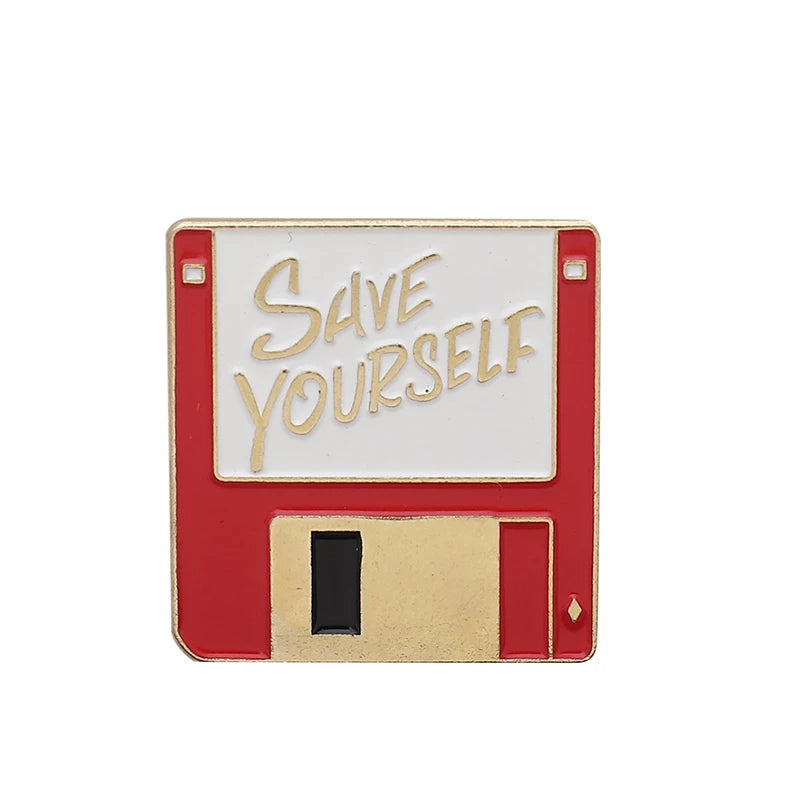 Retro Typewriter Enamel Pin Collection - 6 - dn | ONEFY.SHOP