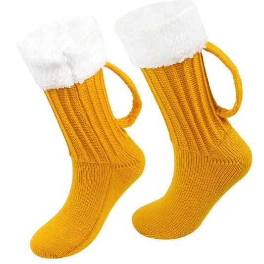 Beer Mug Cozy Socks - 7 -  fs | ONEFY.SHOP