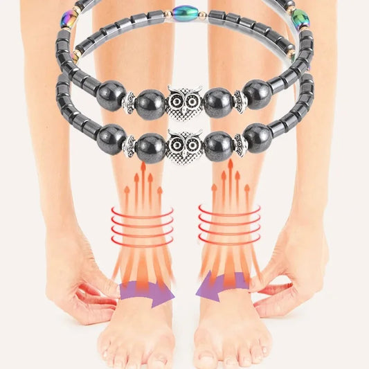 Magnetic Therapy Hematite Wellness Bracelet - 4 - fs | ONEFY.SHOP
