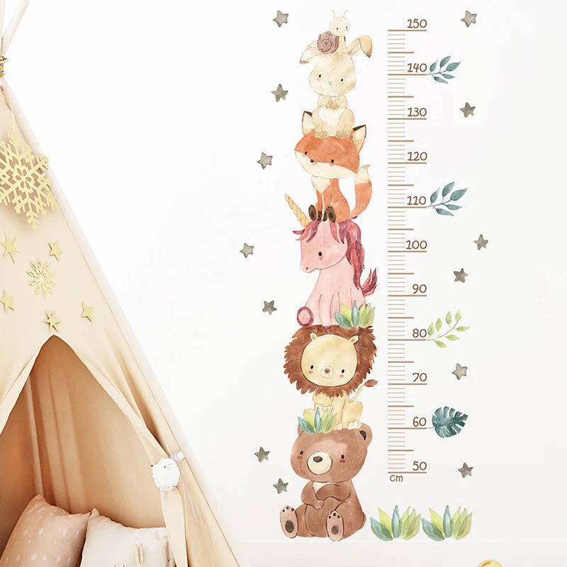 3PC Cartoon Animal Rule Wall Stickers - 9 - rs | ONEFY.SHOP