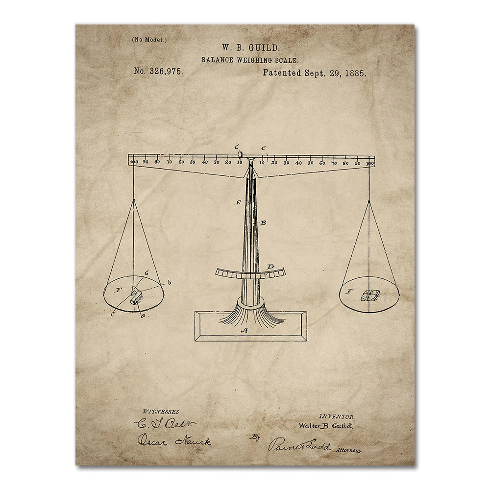 Lady Justice Law Patent Posters - 2 - aw | ONEFY.SHOP