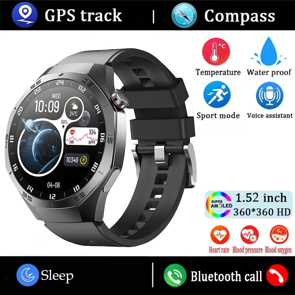 Round Smart Watch - 4 - ss | ONEFY.SHOP