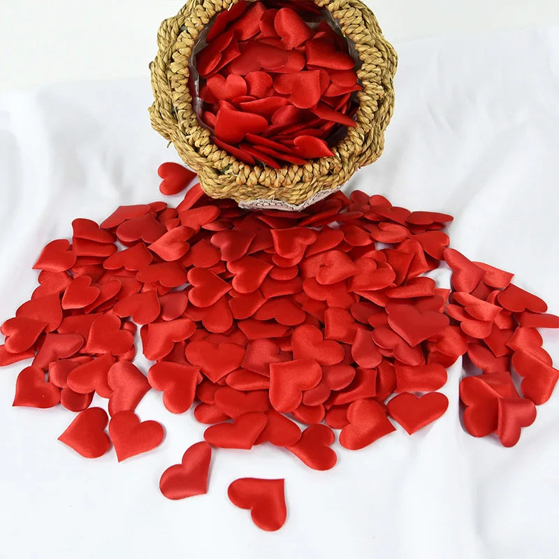 Bulk Satin Heart Confetti - 7 -  rs | ONEFY.SHOP