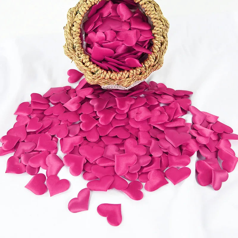 Bulk Satin Heart Confetti - 7 -  rs | ONEFY.SHOP