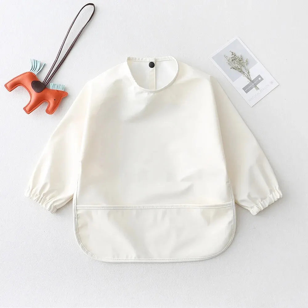 Baby Feeding Bibs With Long Sleeves - 9 - ks | ONEFY.SHOP