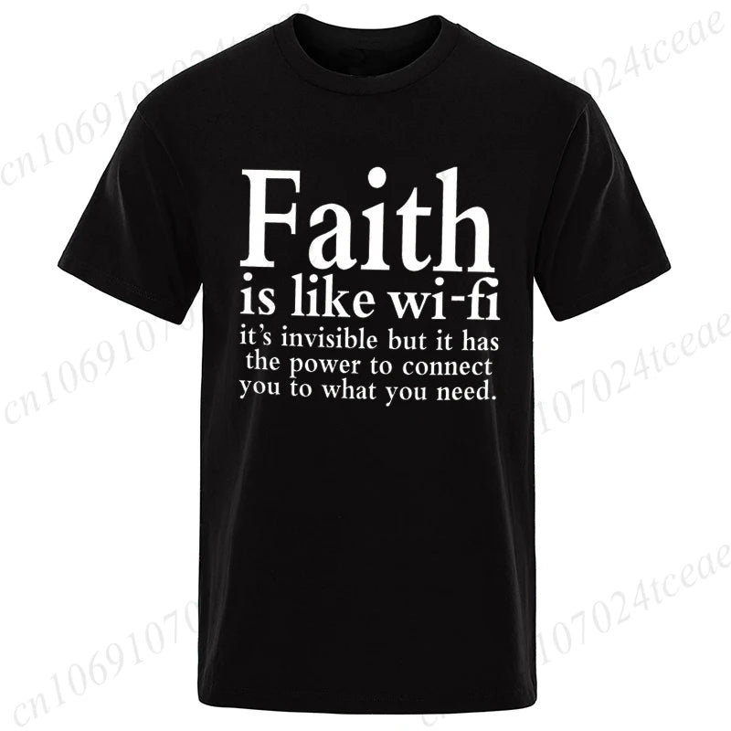 Faith Is Like WiFi Shirt - 8 - an | ONEFY.SHOP