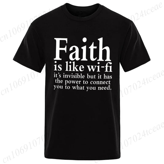 Faith Is Like WiFi Shirt - 8 - an | ONEFY.SHOP